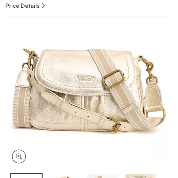 Brand new American Leather Co. Gold purse - Picture 5 of 7